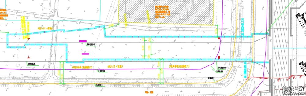 8号线东延段首站长洲站主体围护结构开工
