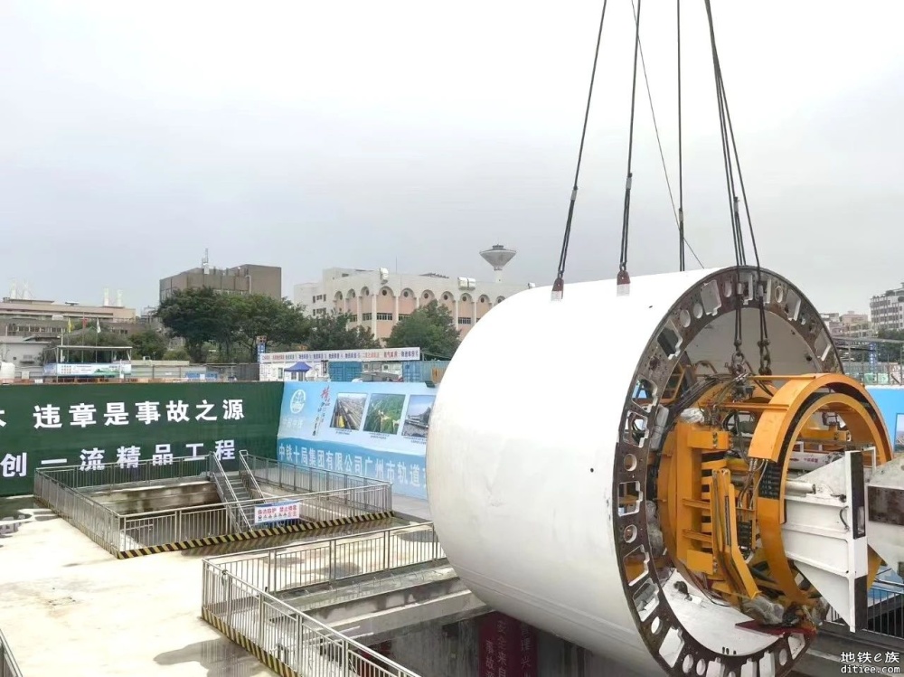 8号线北延段支线首个区间中江区间左线始发