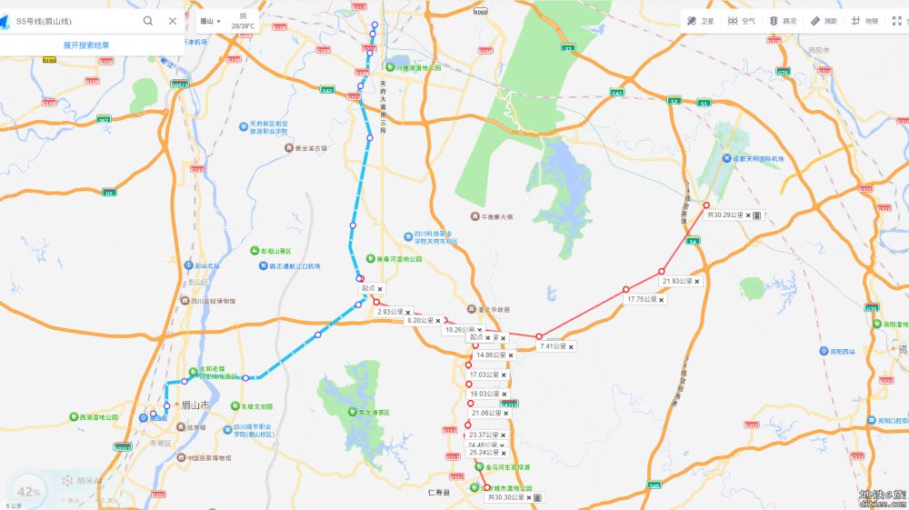 S5眉山线惊现2个支线（三个走向），东京私铁既视感