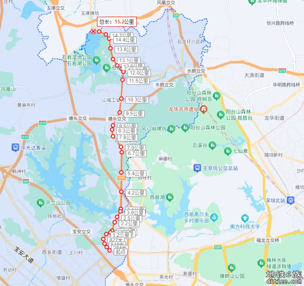 新版深圳地铁真实比例图及官方线路图（20250724v15.11更新）