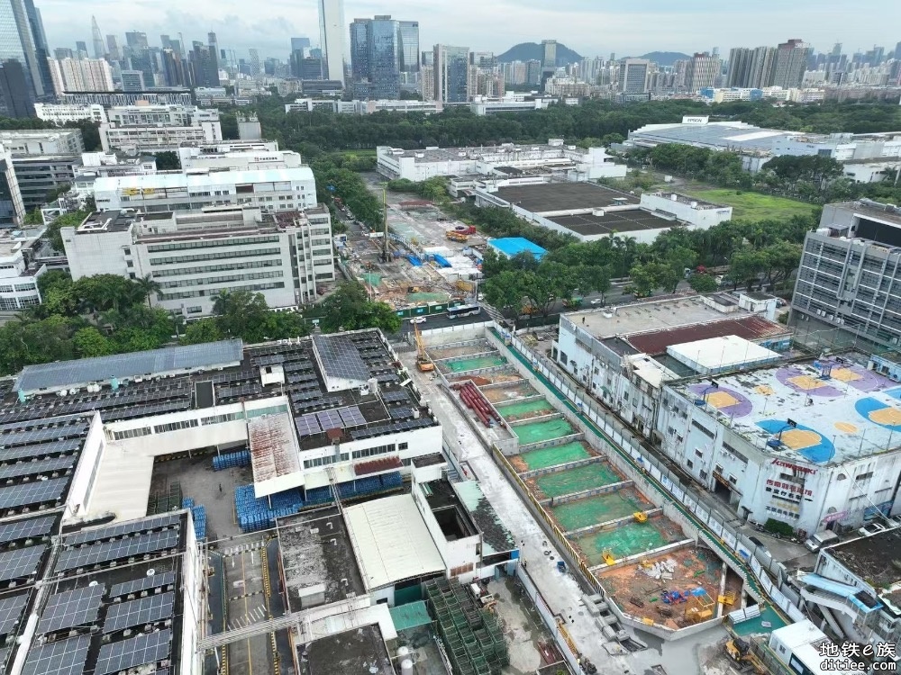 15号线 宝安公园站、洪浪北站、海城站建设近况