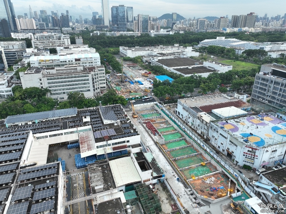15号线 宝安公园站、洪浪北站、海城站建设近况